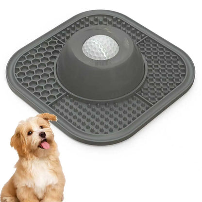Pawlove Slow Feeder Dog Bowls for Liquid Treat, Anti-Slip【Entertained Ball-In】 Bone Broth Dog Lick Bowl, 3/4 Cup Yogurt Pup Lick Toy for Large Medium Small Breeds Dietary Supplement/Post-Op Nutrition Pet Stuff Dogaccessories #Summervibes #Petlovers, Slow