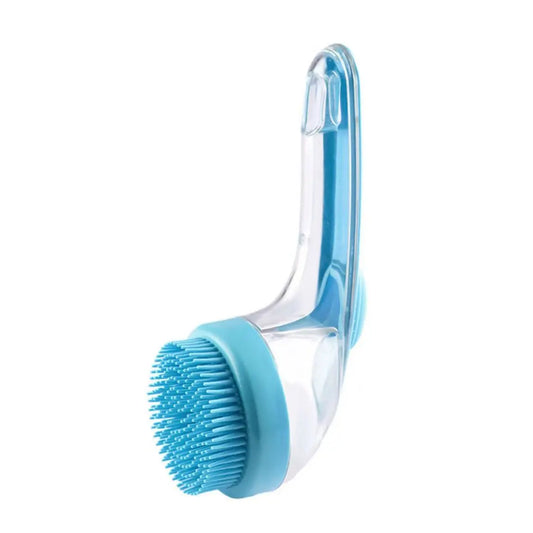 2026 Innovative 2-In-1 Pet Bath & Grooming Brush with Integrated Shampoo Dispenser, Non-Slip Ergo Grip Handle, Groomer Tools for Dogs & Cats, Fur Shed Control, Gentle Fur Removal, Massage Boosts Flow, Home Use