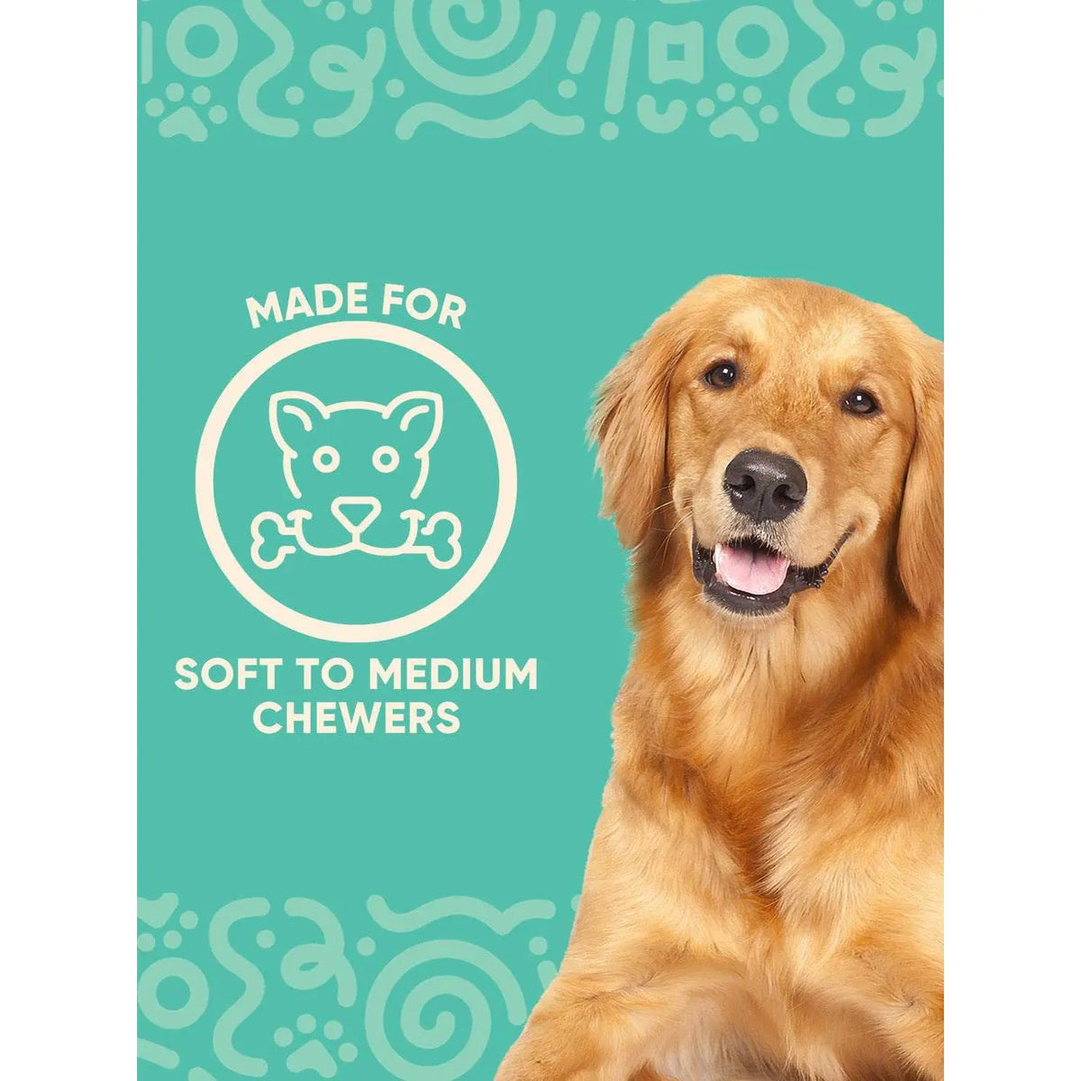 Yomp Chillchew Freezable Dog Toy – Cooling Chew Toy for Soft and Medium Chewers, Frozen Treat and Teething Toy – Made of Pet-Safe, Non-Toxic Silicone